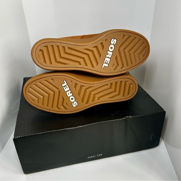 Sorel Women’s Out N About Slip On Wedge Suede Tan Boots, NWT, Waterproof, Size 5 - Picture 7 of 7